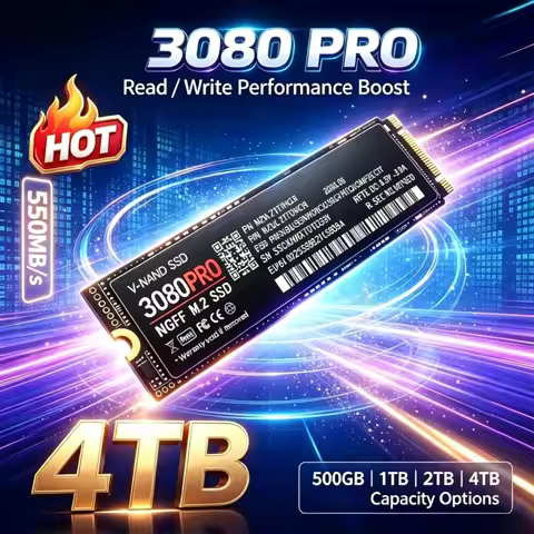 3080 PRO M.2 2280 NGFF Internal SSD 550MB/s 500GB 1TB 2TB 4TB Solid State Drive High Speed Transfer 