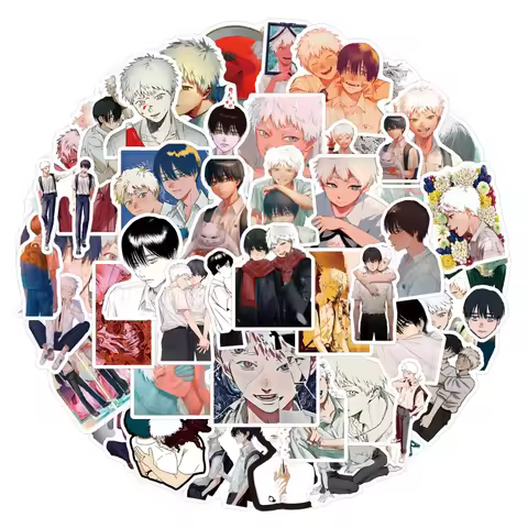 new 50pcs The Summer Hikari Died Stickers Yoshiki Hikaru Sticker Laptop Bike Skateboard Suitcase Bik