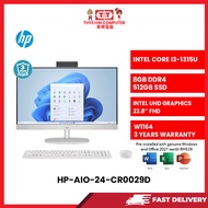 HP-AIO-24-CR0029D-INTELCOREI3-1315U,8GBR4,512GBSSD,AMDRADEON,23.8"FHD,W11H,3YRS,H&S