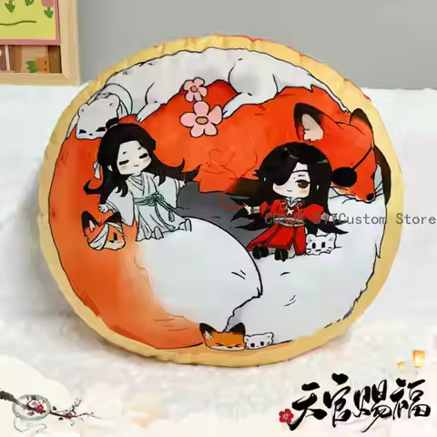 Anime Heaven Official's Blessing TGCF Xieian Huacheng Cosplay Figures Hand Puppet Cute Soft Throw Pi