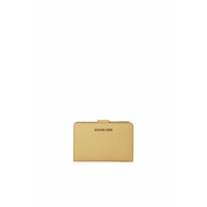 Michael Kors Jet Set Medium Bifold Zip Coin Wallet In Honey 35F7GTVF2L