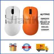 Ajazz AJ179 V2 Wireless Mouse PAW3950 12000DPI Three mode Game Mouse