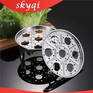 Steam Rack Tray Plate Cooking Utensil Rounded Multi-functional Egg Pastry Steaming Stand Cookware Accessory Steamer Holder