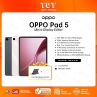 Oppo Pad 5 WIFI/5G I 12.1" 2.8K Matte Display I 8GB RAM + 256GB ROM I MediaTek Dimensity 7300-Ultra 