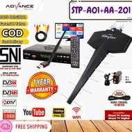 HJS (COD) GRATIS ONGKIR SET TOP BOX STB TV ADVANCE DIGITAL RECEIVER