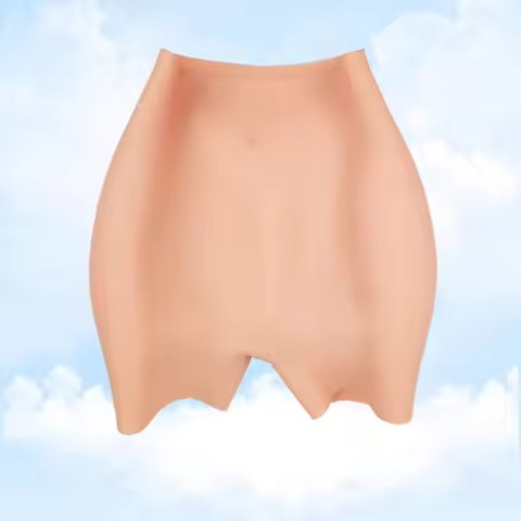 Men's and women's integrated hip-rich hip pants, silicone hip-lifting underwear, natural hip pants, 