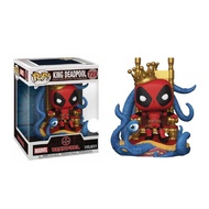 💕 Funko POP Deluxe Marvel: Deadpool - King Deadpool On Throne Vinyl Figure 724