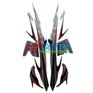 Striping Stiker Motor Suzuki smash 110r 2008 silver