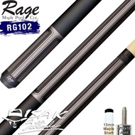 RAGE RG102 POOL CUE - 13 MM MAPLE BILLIARD STICK STIK BILIAR PLAYERS -Verisoon Store