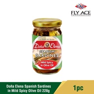 ♞Doña Elena Spanish Sardines in Mild Spicy Olive Oil 228g