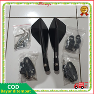 Spion Tomok cr7 Kaca Biru Universal Spion Tomok Jumbo V5 CNC Aluminium Original Berkualitas