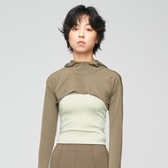 不可退換 /涼感抗UV防曬極短外套(女)-瓦綠