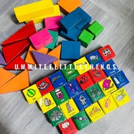 Wooden Alphabet Blocks (Preloved)