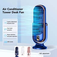 Mini TowerDesk Fan Quiet AirCooler Fan Portable AirConditioner Fan for Car Home