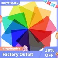 Excellent 9Pcs Gel Light Filter Lighting Gel Filter for Film,Video,Photo,Stage (Multicolor)