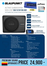 BLAUPUNKT BASSBOX BLAUPUNKT XLf 210150 AD