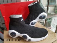 桃子代購～潮品實拍 Nike Zoom Flight Bonafide 黑白 大眼睛 襪子 拉鏈 高幫 休閒 9177