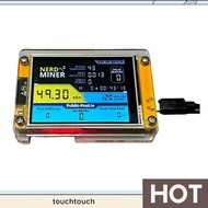 New Nerdminer V3 2.8-Inch BTC Solo  Nerd Miner Crypto  Solo Mining Machine touchtouch.