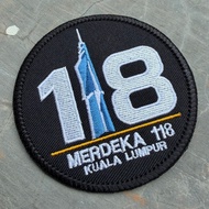 Merdeka 118 Kuala Lumpur embroidered emblem