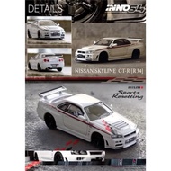 Inno64 inno models nissan skyline gt-r r34 nismo r-tune white