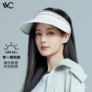 NEW VVCSun Protection Hat Women's UV Protection Face Cover Sports Air Top Sun Hat Sun Hat Simple white UI3R