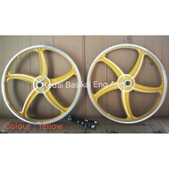Sport Rim 5 batang Size 20" sesuai untuk basikal lajak dan non lajak