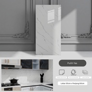 Foam Wallpaper Wall Sticker 30x60 cm Marble Sticker Vinyl Elegant Motif