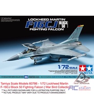 Tamiya Scale Models 60786 - 1/72 Lockheed Martin F-16CJ Block 50 Fighting Falcon | War Bird Collecti