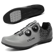 Cycling Shoes Mtb Road Bike Shoes Men Self-Locking Spd Road Bike Shoes Women Cycling Sneakers Mountain Cleat Flat Bicycle Shoes