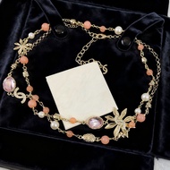 New Style Letter Sweater Chain Chanel Influencer Ladies Xiaohongshu Hot-selling Retro Long Necklace 
