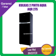 KULKAS 2 PINTU AQUA AQR 275 - INVERTER LOW WATT kulkas 2 pintu aqua terbaru kulkas 2 pintu aqua japan kulkas 2 pintu aqua murah promo kulkas 2 pintu aqua inverter kulkas 2 pintu aqua tanpa bunga es kulkas 2 pintu kulkas 2 pintu lg promo Jabodetabek Only