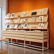 Display Rack, Shelf, Storage Exhibition Bookshelf, File Drawer Display Sample Storage Rack