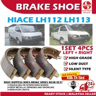 S2U Rear Brake Shoe Toyota Hiace LH112 LH113 Car Brake Part 2317 Pam Kasut Brek Lining Belakang Kere