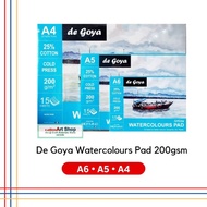 De Goya Watercolor Pad 200gsm/200gsm De Goya Watercolor Paper