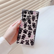 【Black Rabbit】Casetify Fashion TPU Phone Case SoftPattern Case for Samsung s24ultra s24+ s24 s23ultra s23 s22+ s22ultra s21 21+ s21ultra s20 s20+ s20ultra Drop Resistant