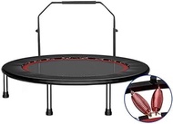 Home Office Trampoline Foldable Fitness Rebounder With Adjustable Foam Handles Sports Trampoline for Children's Ad (Color : Style1, Size : 101x20cm)