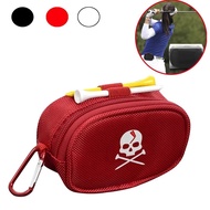 New Style Korean Version Golf Wear Ball Bag Skull Pattern Golf Small Ball Bag Small Waist Bag Golf Accessory Bag