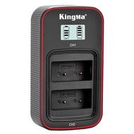 [KingMa] NP-W126 / W126 / Portable Dual LCD Display Charger for Fujifilm FinePix W126 / W126s / NPW1