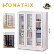 HOMATRIX Display Glass Cabinet Living Room Storage Almari Kaca Rak Simpanan Hiasan (3ft*4ft) HM2297