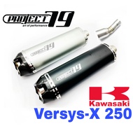 Project79 Exhaust Modenas Kawasaki VersysX250 17-24 Slip On Tabung Muffler VersysX Versys 250X Versy