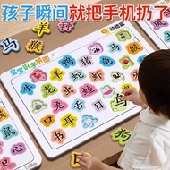 Baby Early Childhood Education Literacy Puzzle Chinese Characters Recognition Cognition Card 3-4 to 