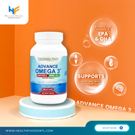 Essentially Yours Advance Omega 3 Fish Oil Supplement with Higher EPA and DHA 2640mg per Serving. 60