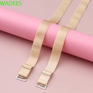 WADEES Bra Shoulder Straps, Double-Shoulder Adjustable Stainless Steel Bra Straps, Anti-slip Buckle Belt Bra Accessories Solid Color Underwear Shoulder Strap Bralette Accessory