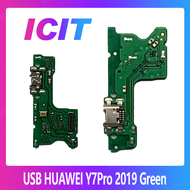 Huawei Y7 Pro 2019/Y7 2019(แพรสีเขียว) อะไหล่สายแพรตูดชาร์จ แพรก้นชาร์จ Charging Connector Port Flex Cable（ได้1ชิ้นค่ะ) สินค้าพร้อมส่ง คุณภาพดี อะไหล่มือถือ ICIT-Display