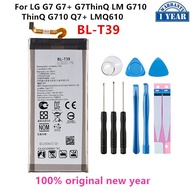 Original BL-T39 3000mAh Baery For LG G7 G7  G7ThinQ LM G710 ThinQ G710 Q7  LMQ610 BL T39  Mobile one Baeries Tools