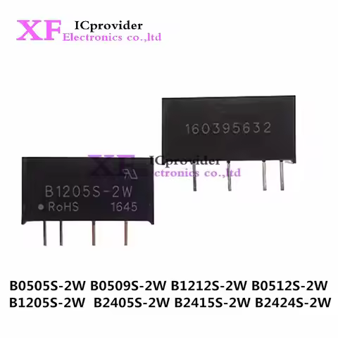 2Pcs B0505S-2W B0505S B1212S-2W B1212S B1205S-2W B1205S B2405S-2W B2405S 2W Isolated buck DC-DC powe