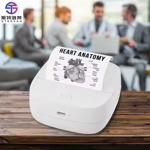 Mini B23 Thermal Printer for Bluetooth Connection APP Portable Ink-Free