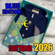 NEW 2026 DAYTONA EDITION-BAJU MELAYU ELRAH EXCLUSIVE SLIMFIT - (BLUE EDITION)