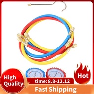 Manifold Gauge Set, 3 Way AC Diagnostic Manifold Gauge Set for R410A/R22/R134A/R404A Refrigerant,Aut