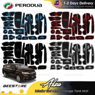 PERODUA NEW ALZA 2022 - 2025 Interior Slot Mat Rubber Anti-slip Mat Accessories Aksesori Kereta Body